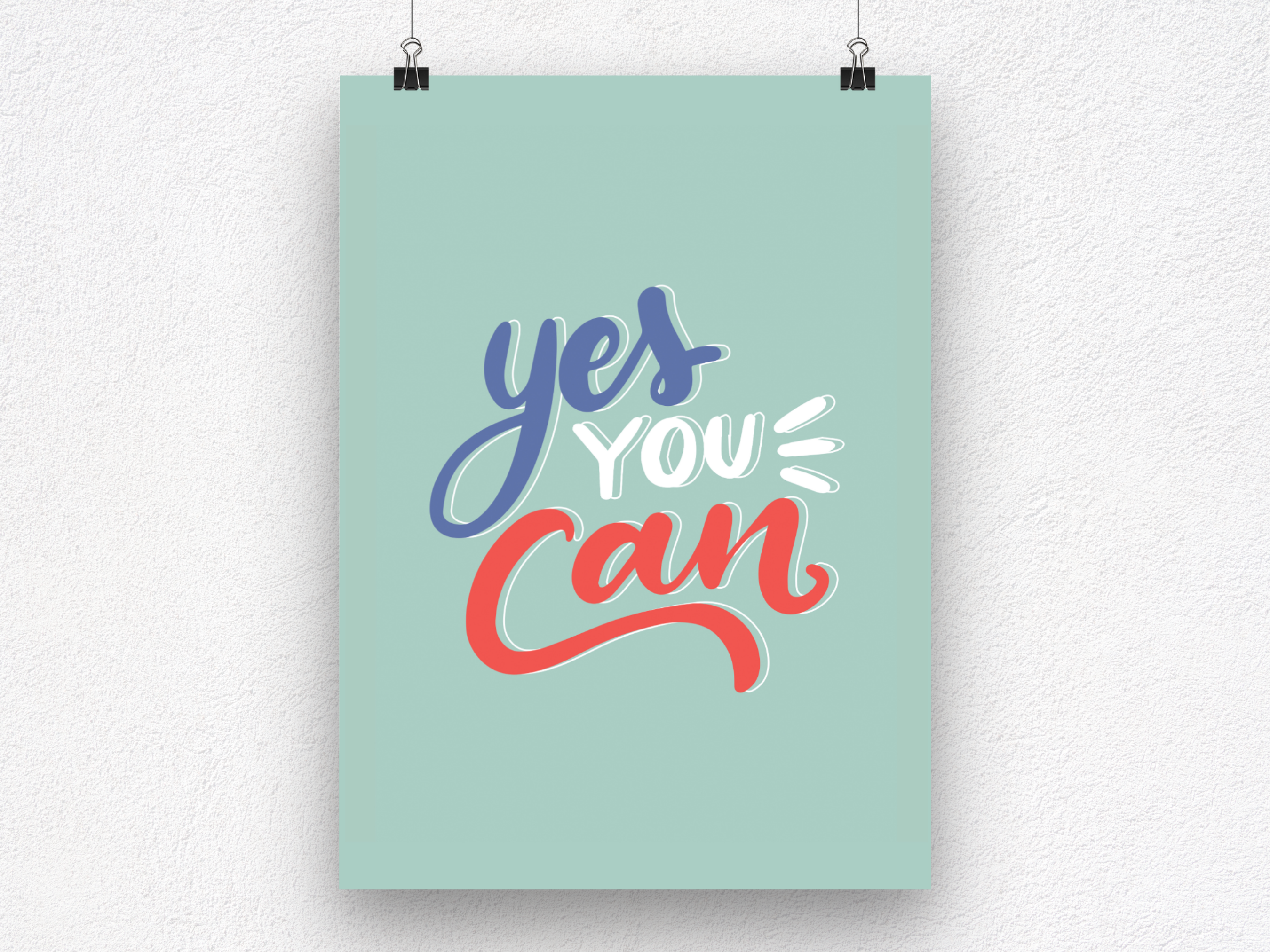 Yes you can Affiche