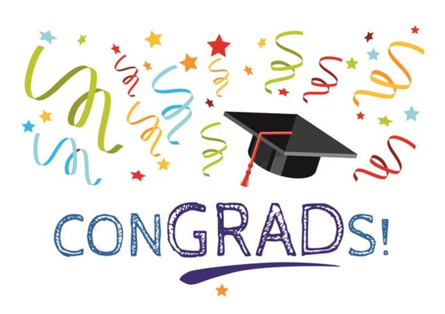 Congrads! Congratulations Graduation Greeting Card – CardCraft