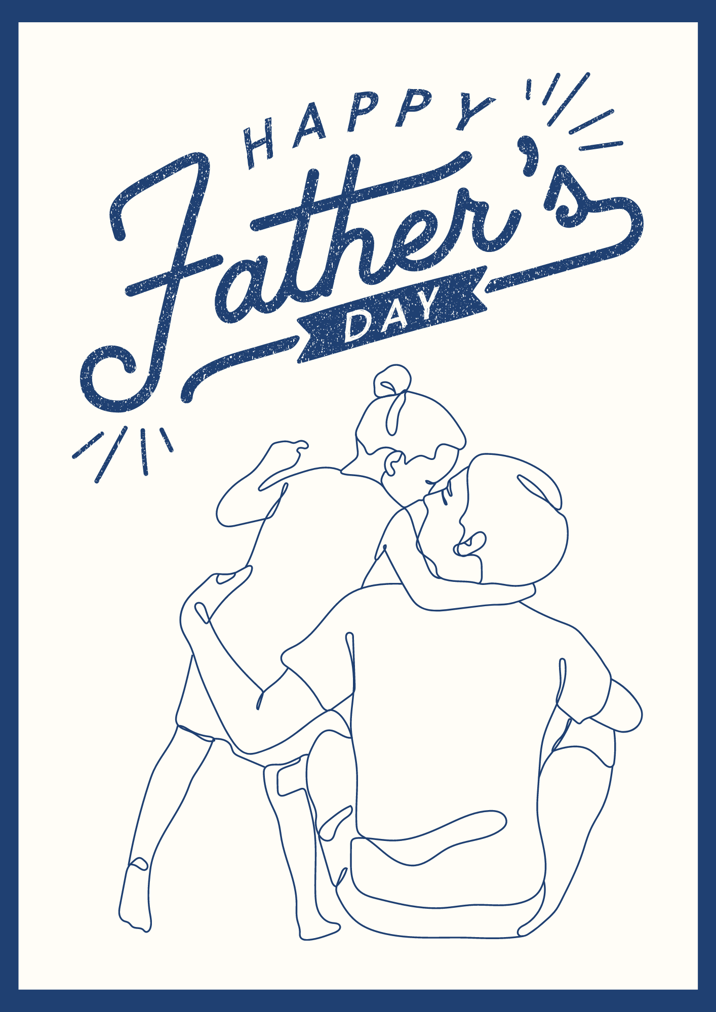 father day drawing. father's day poster making. | By Easy Drawing SAFacebook