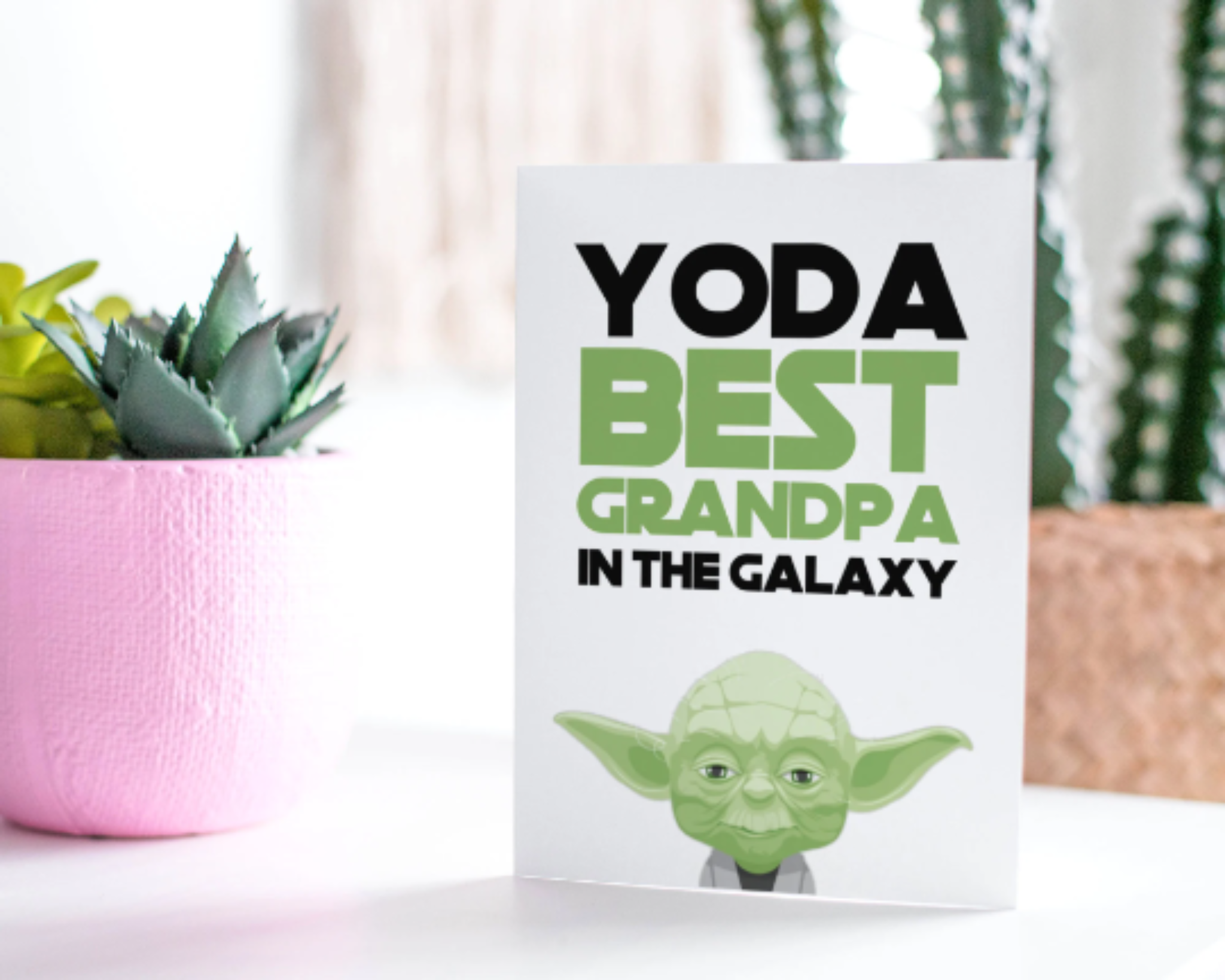 Yoda Best Grandpa In The Galaxy - Father's Day Card – CardCraft