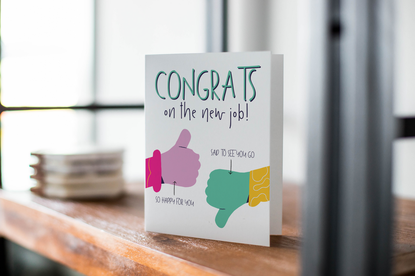 Congratulations Greeting Card: New Job Card.