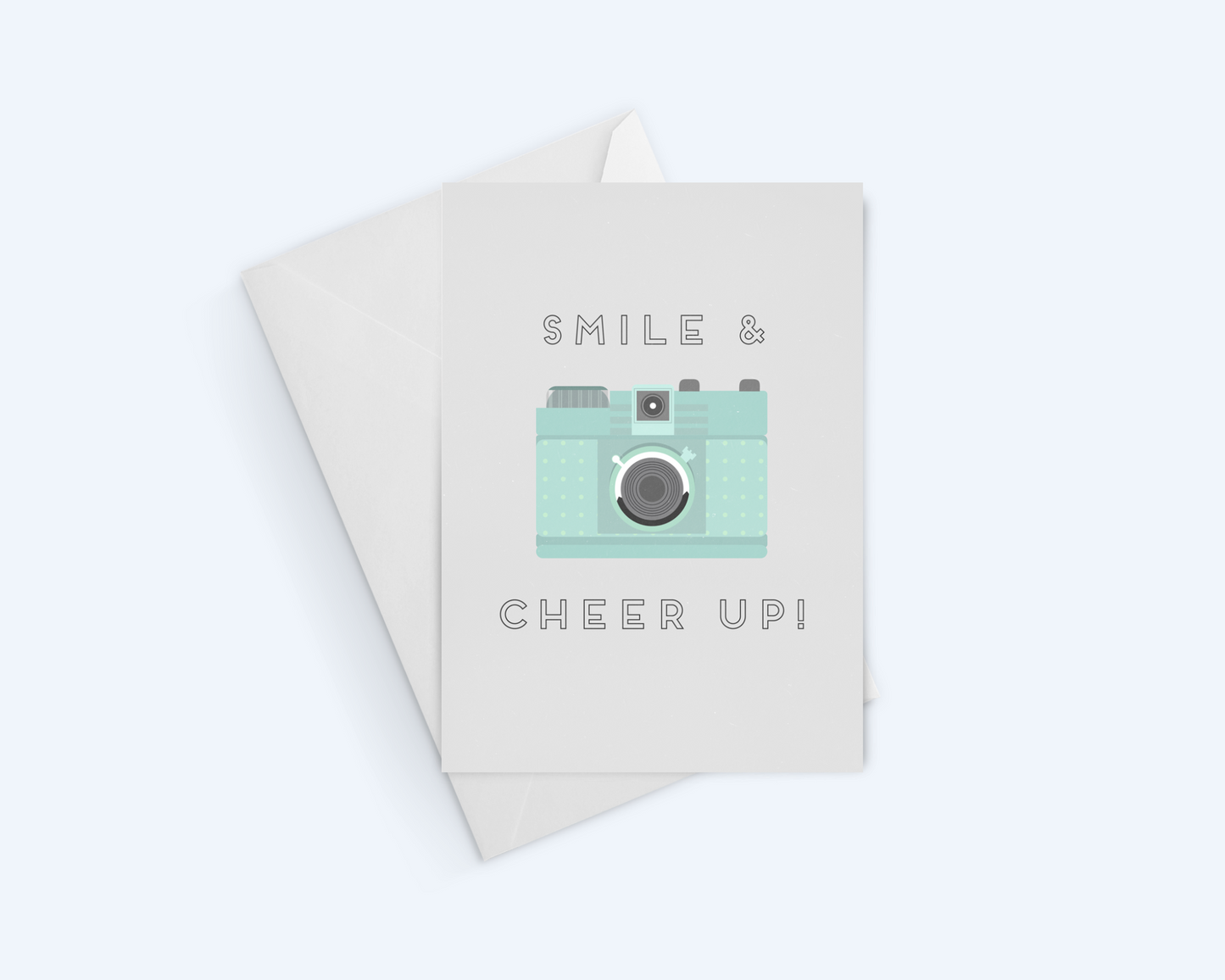 Smile & Cheer Up! - Thinking Of You Greeting Card.