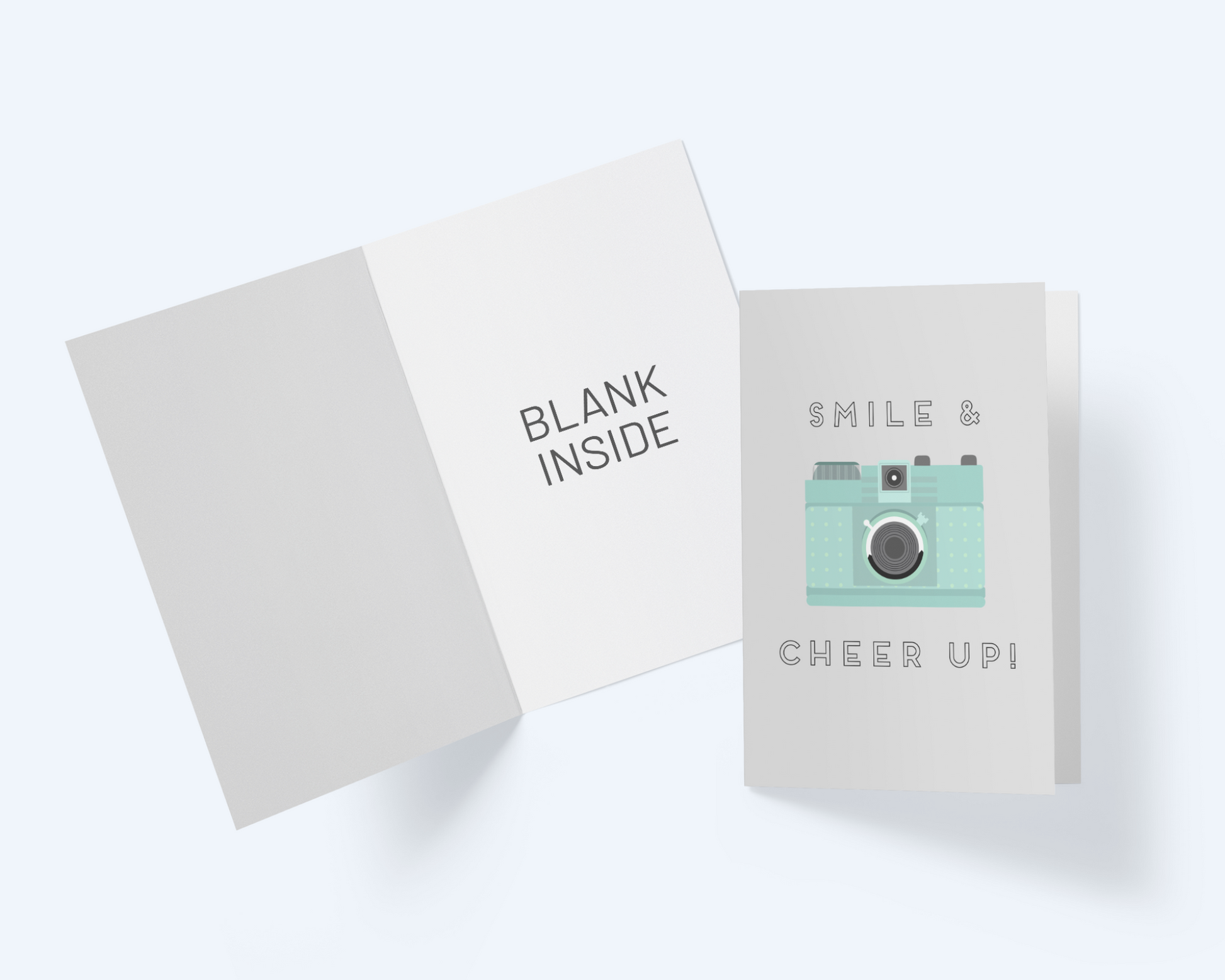 Smile & Cheer Up! - Thinking Of You Greeting Card.